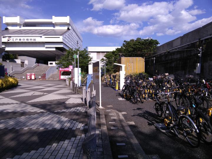 墨田区「両国」駅・時間貸駐車場 Parking in 両国横網駐輪場：（株 